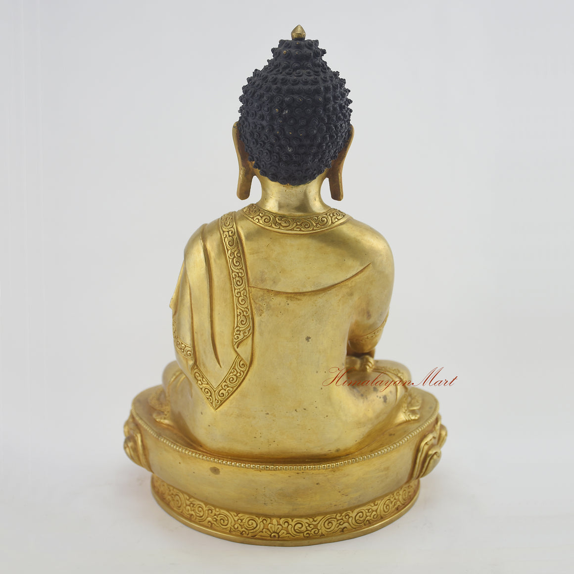 Shakyamuni Buddha Handmade Statue Back Detail