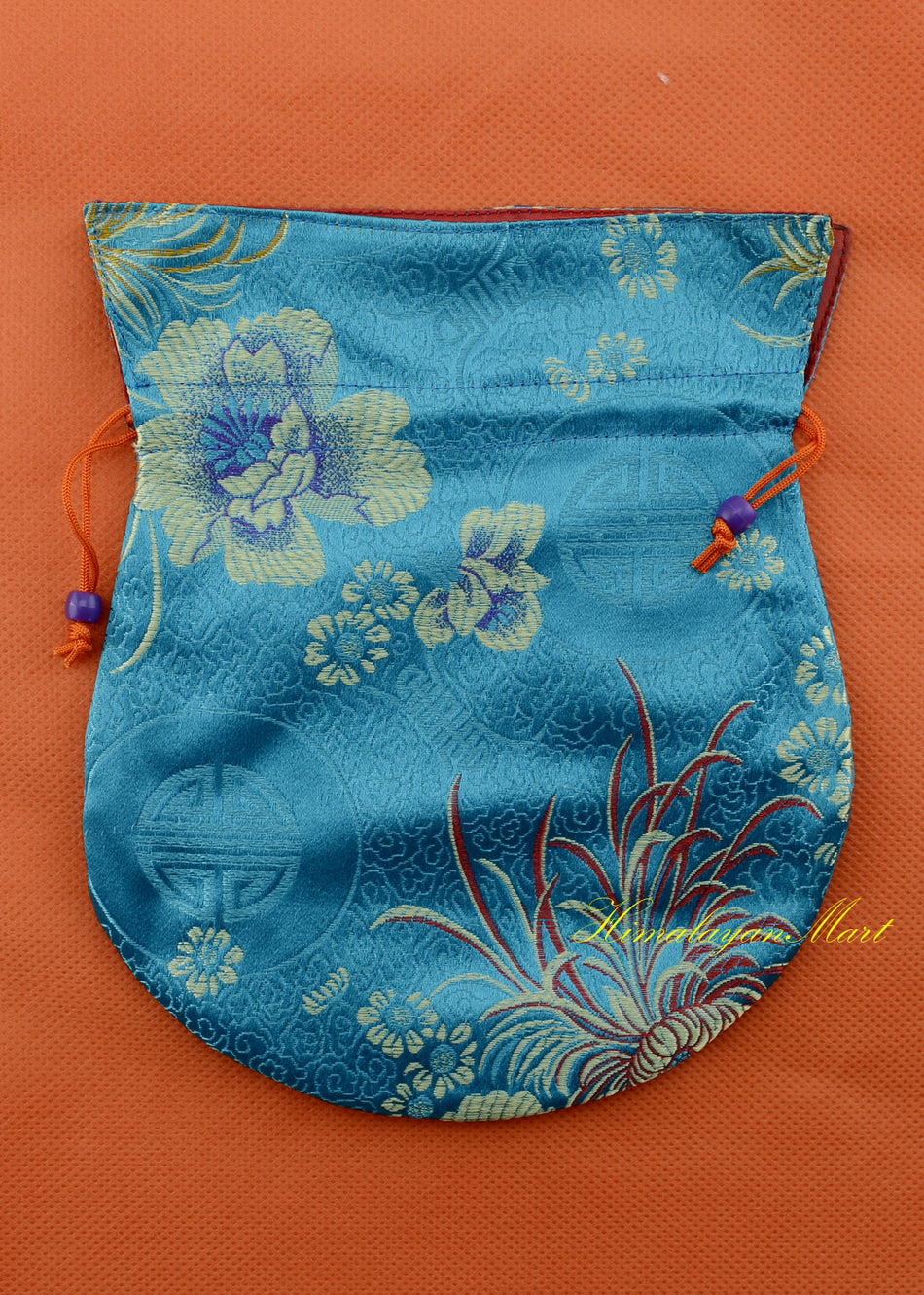 Silk Japa Mala Bag