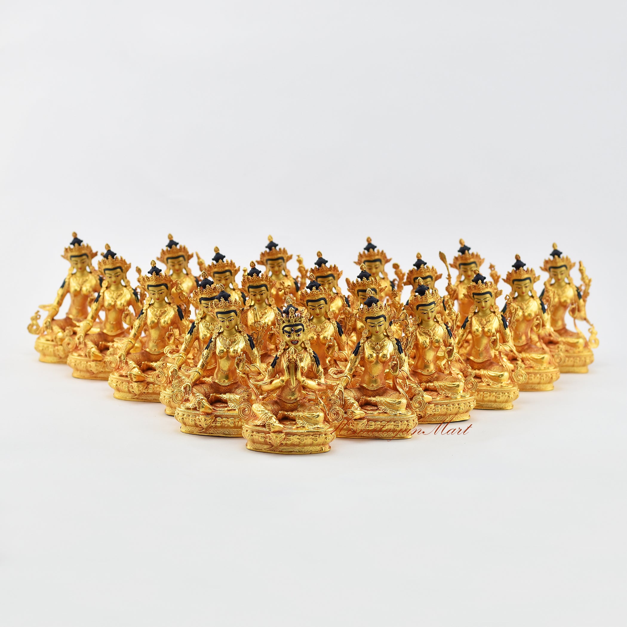 Small 21 Tara Statues Set | Experience the Sacred Feminine Power of Love and Guardianship