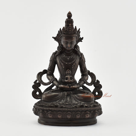 Small Aparamita Oxidized Statue