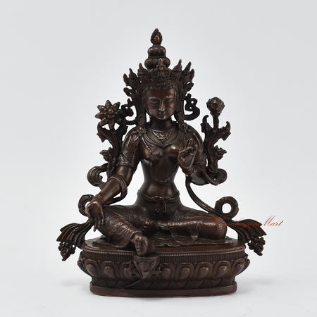 Small Green Tara Statue 