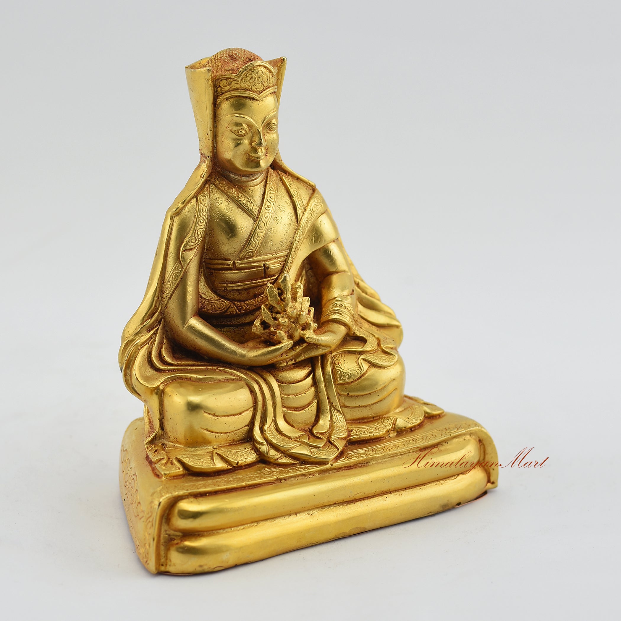 Small Tibetan Guru Gampopa Statue