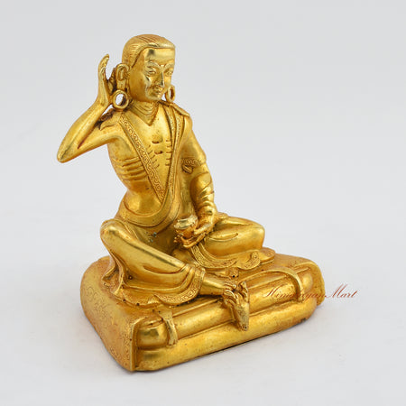 Small Tibetan Guru Milarepa Statue