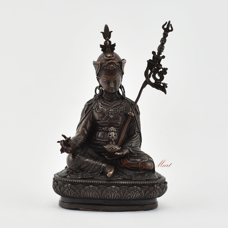 Small Guru Rinpoche Oxidized Statue