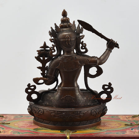 Jambiyang Manjushri Statue Back Details