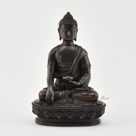 Small Shakyamuni Buddha Oxidized Statue