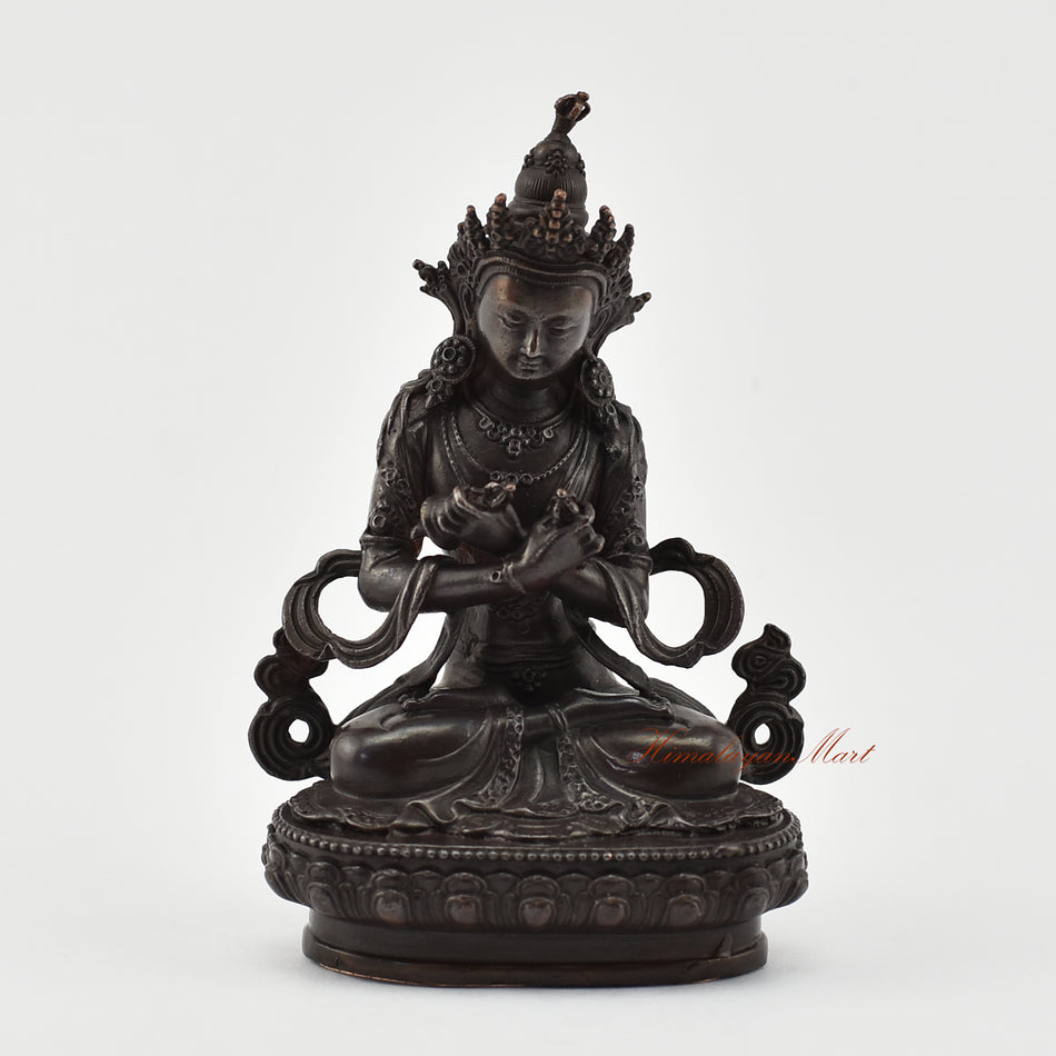 Small Vajradhara Oxidized Statue