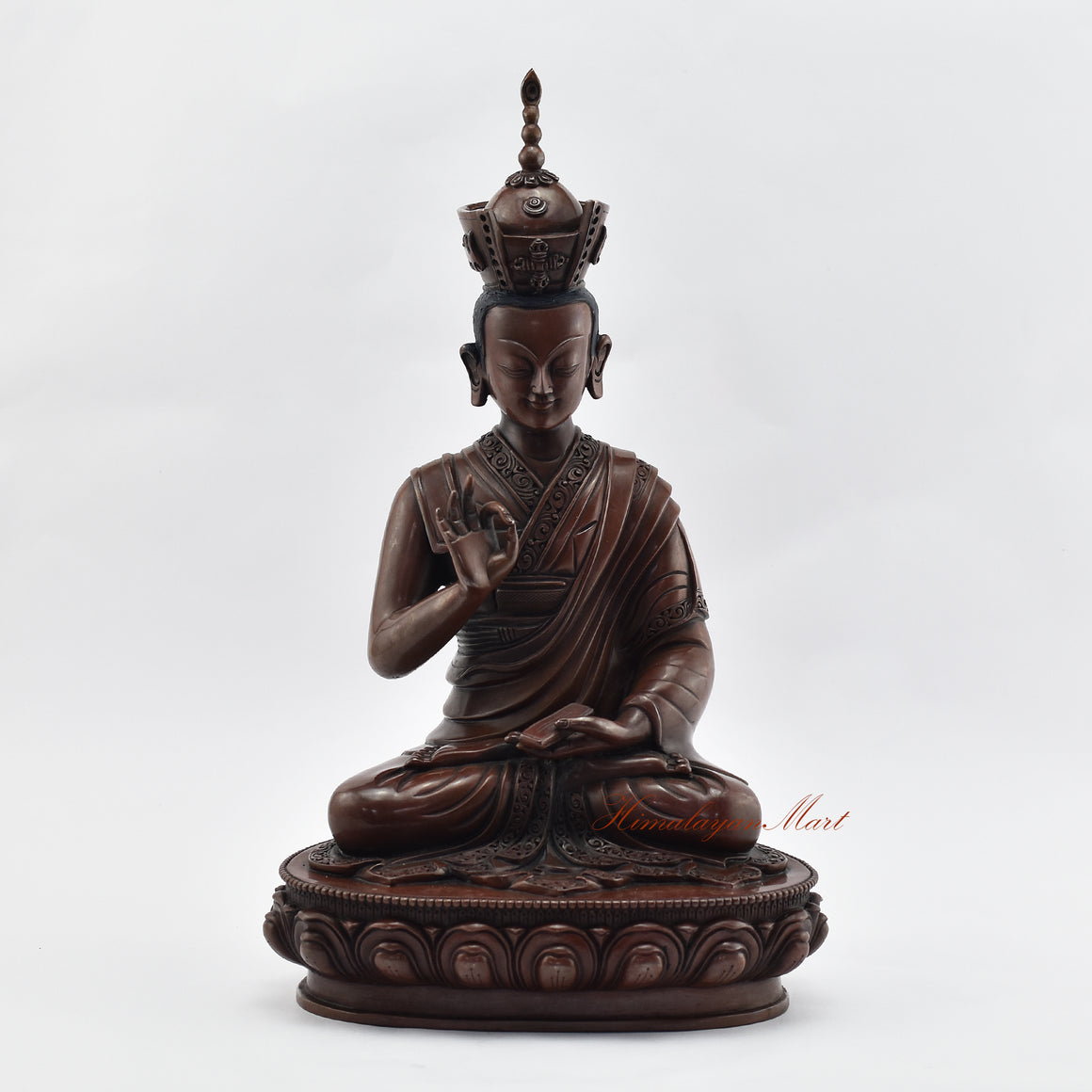 12th Karmapa – Changchub Dorje Statue | Traditionally Handcrafted Sculpture from Patan, Nepal