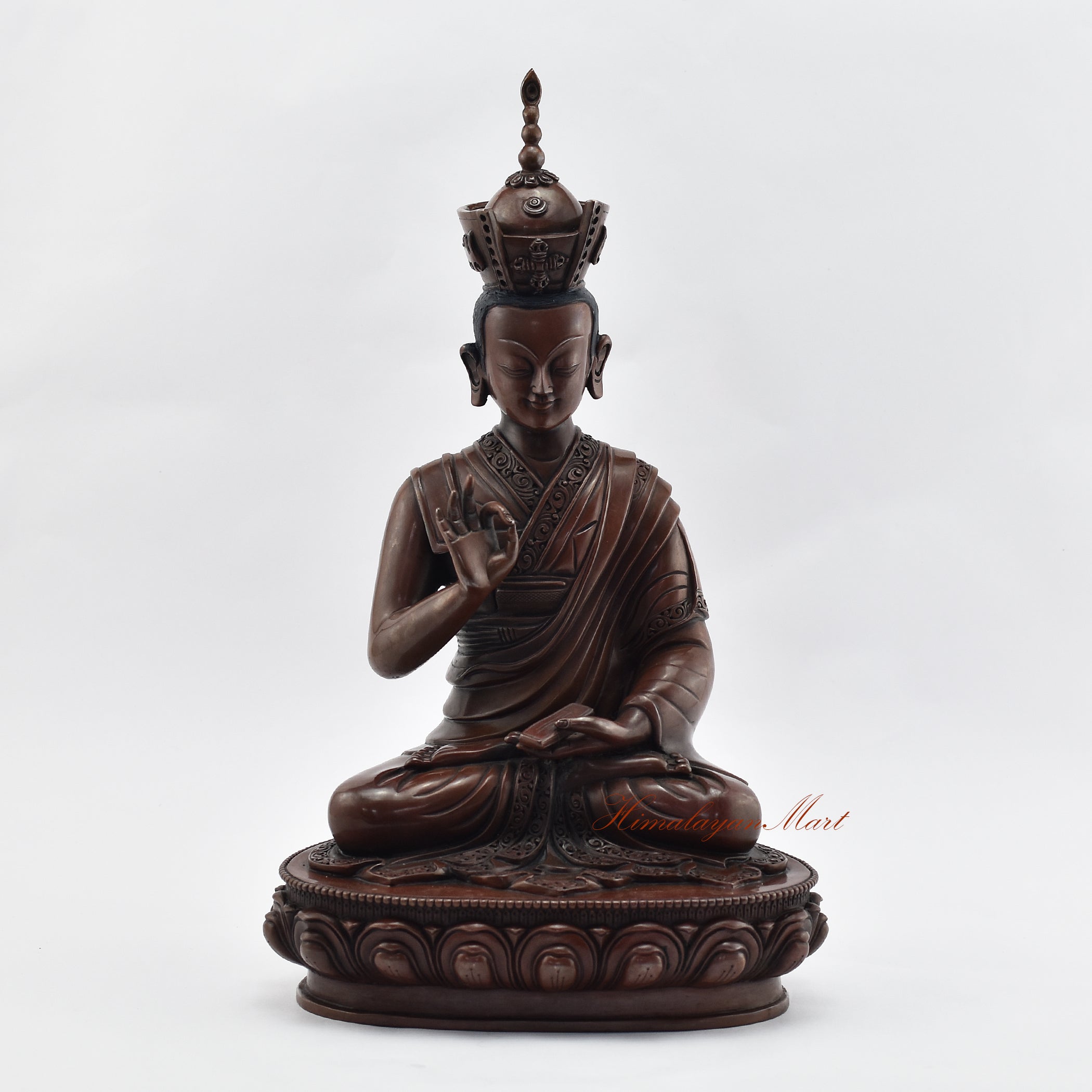 12th Karmapa – Changchub Dorje Statue | Traditionally Handcrafted Sculpture from Patan, Nepal