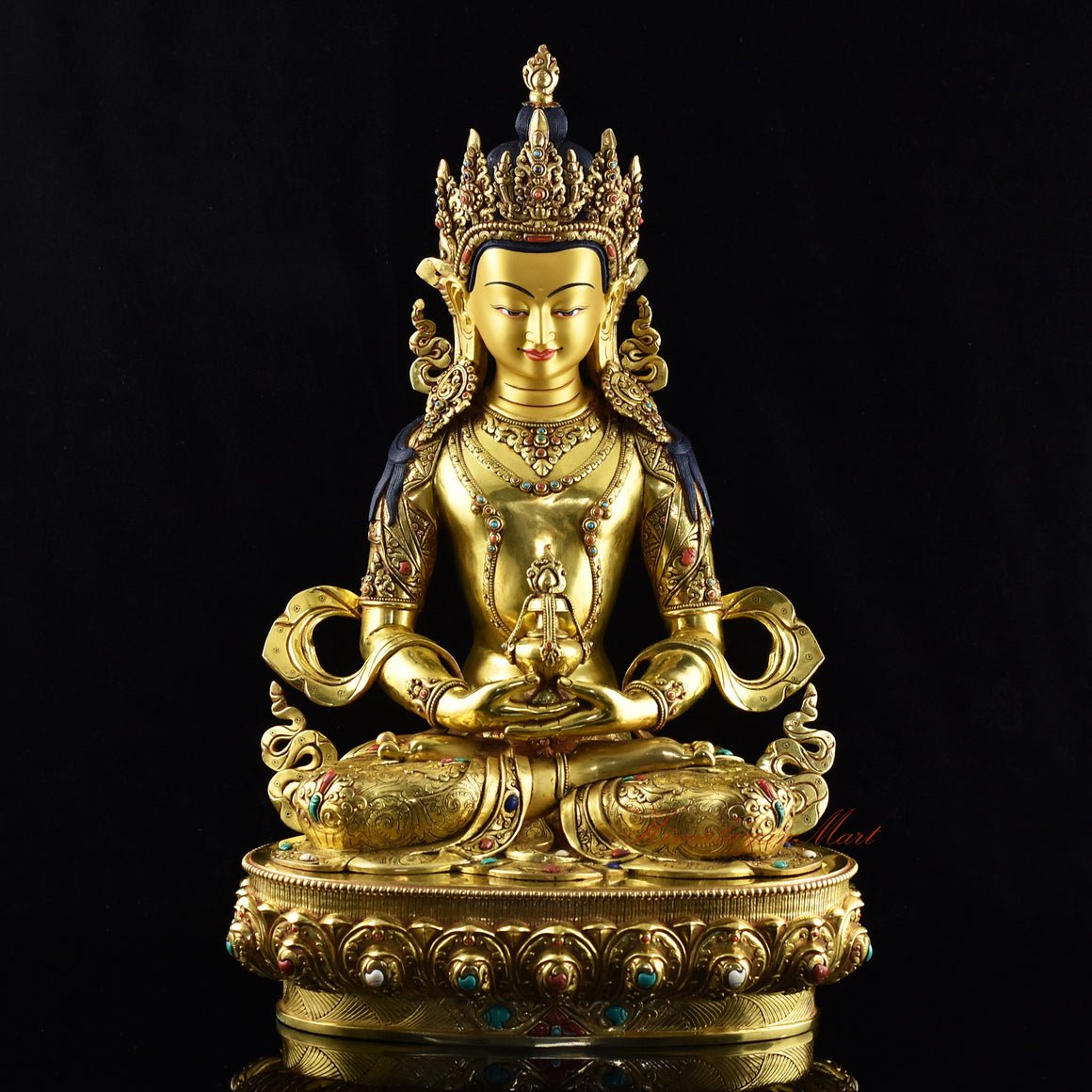 Tibetan Amitayus Buddha Statue