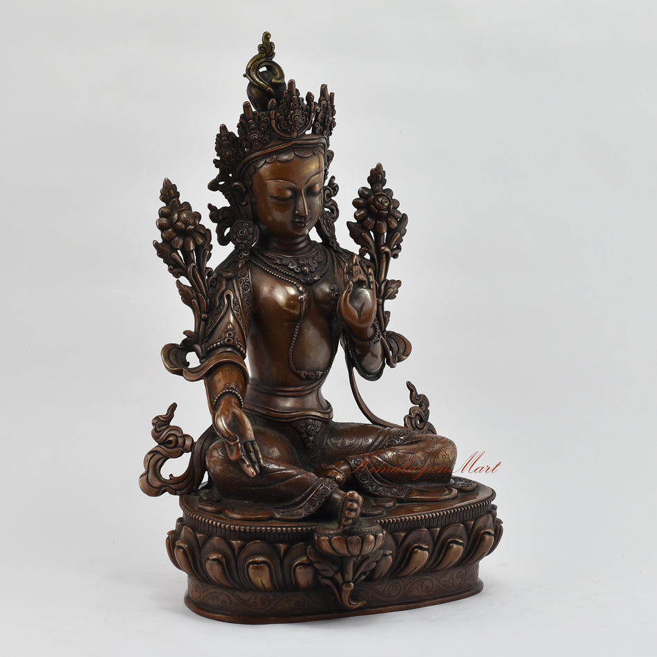 Buddhist Green Tara Statue