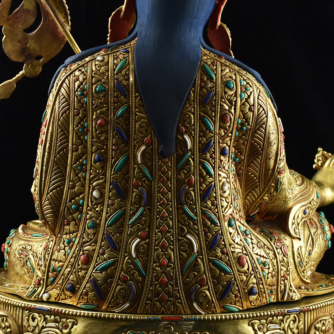 Guru Padmasambhava Statue Details Back