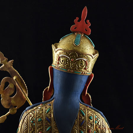 Guru Padmasambhava Statue Details Back Top