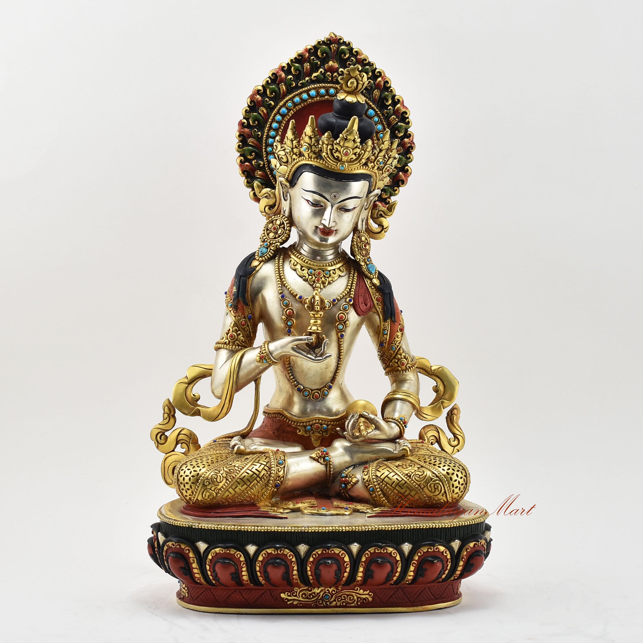 Vajrasattva Hand-Painted Statue