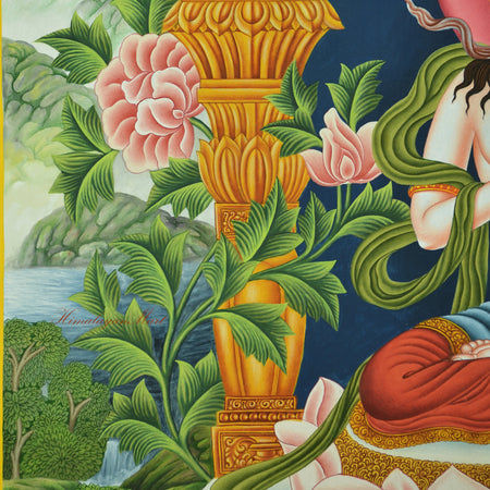 Flower Newari Thangka