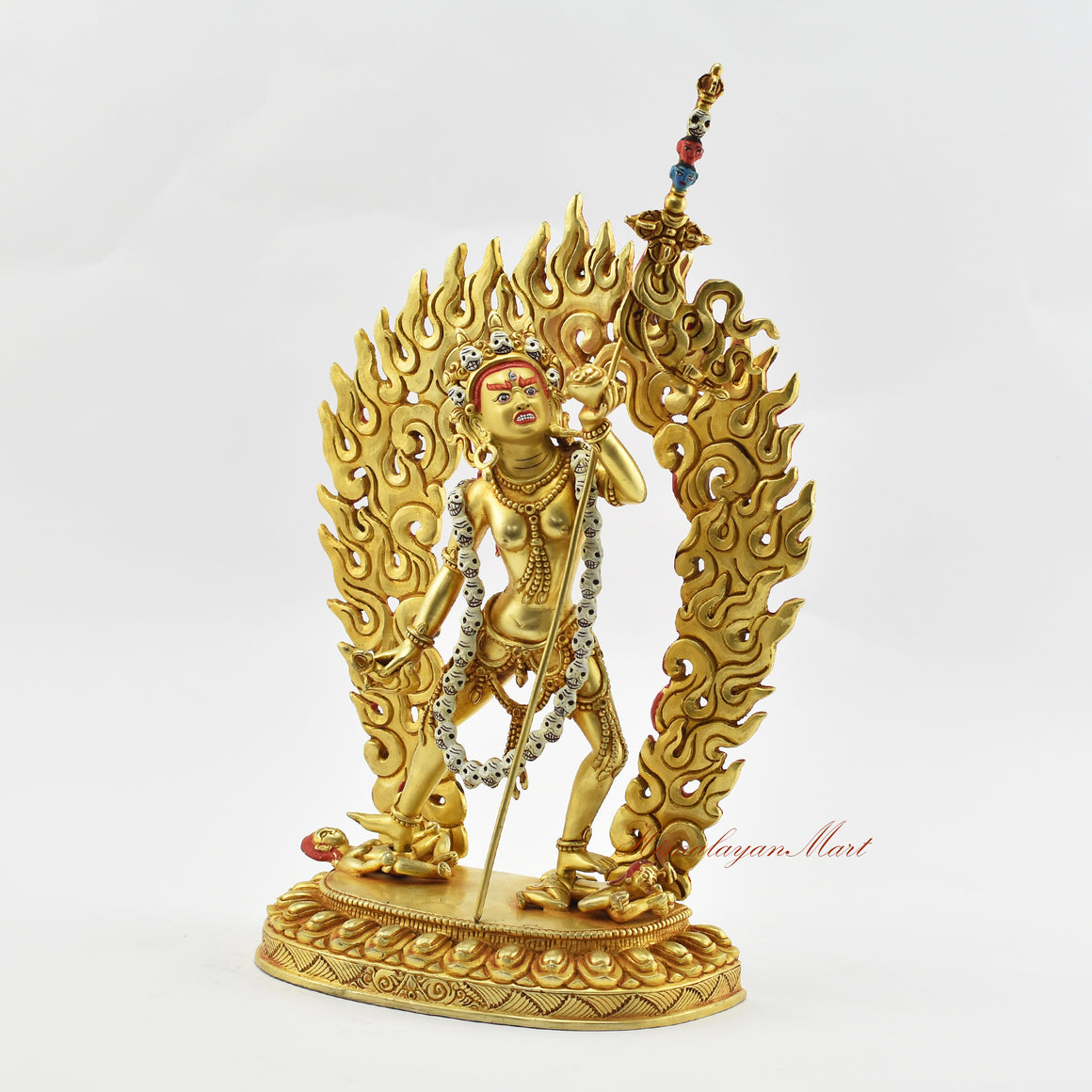 Vajrayogini Dakini Statue Left Details