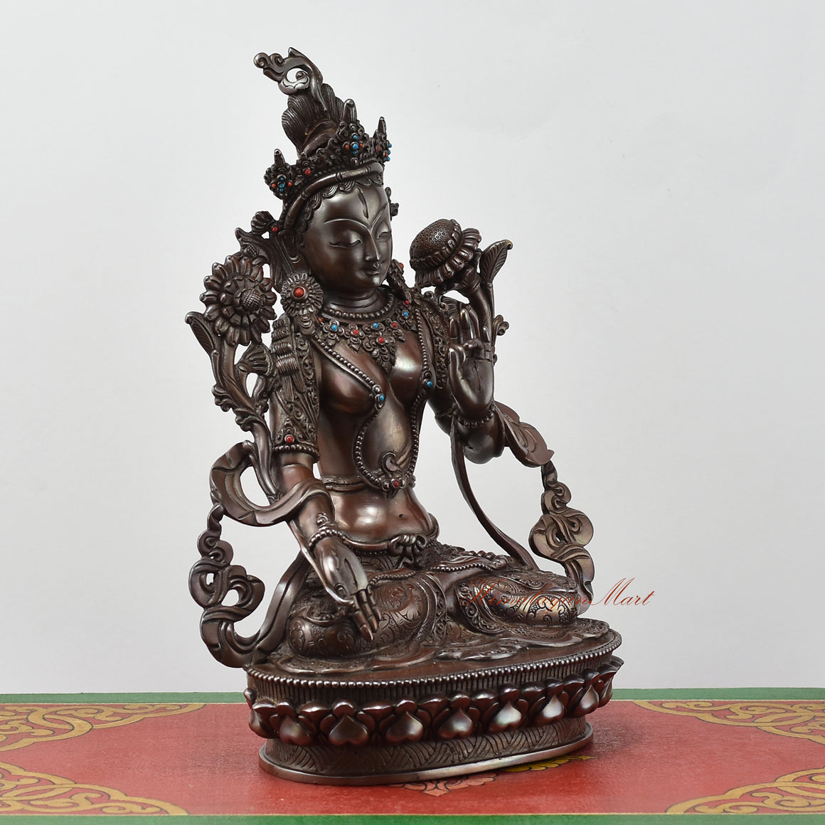 Tibetan White Tara Meditation Statue