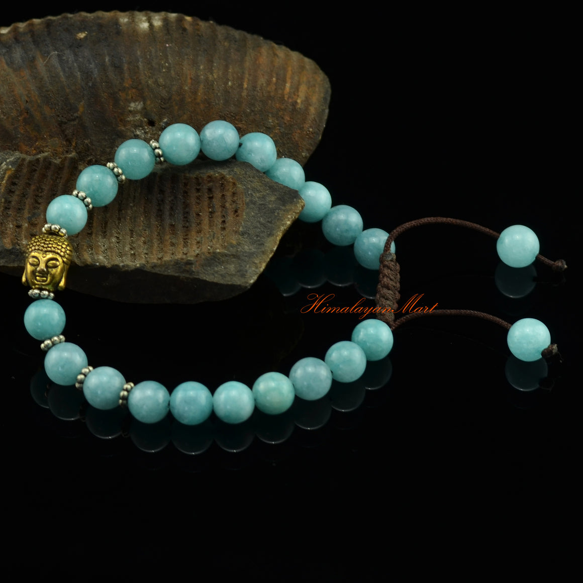 Blue Onyx Prayer Beads Wrist Mala