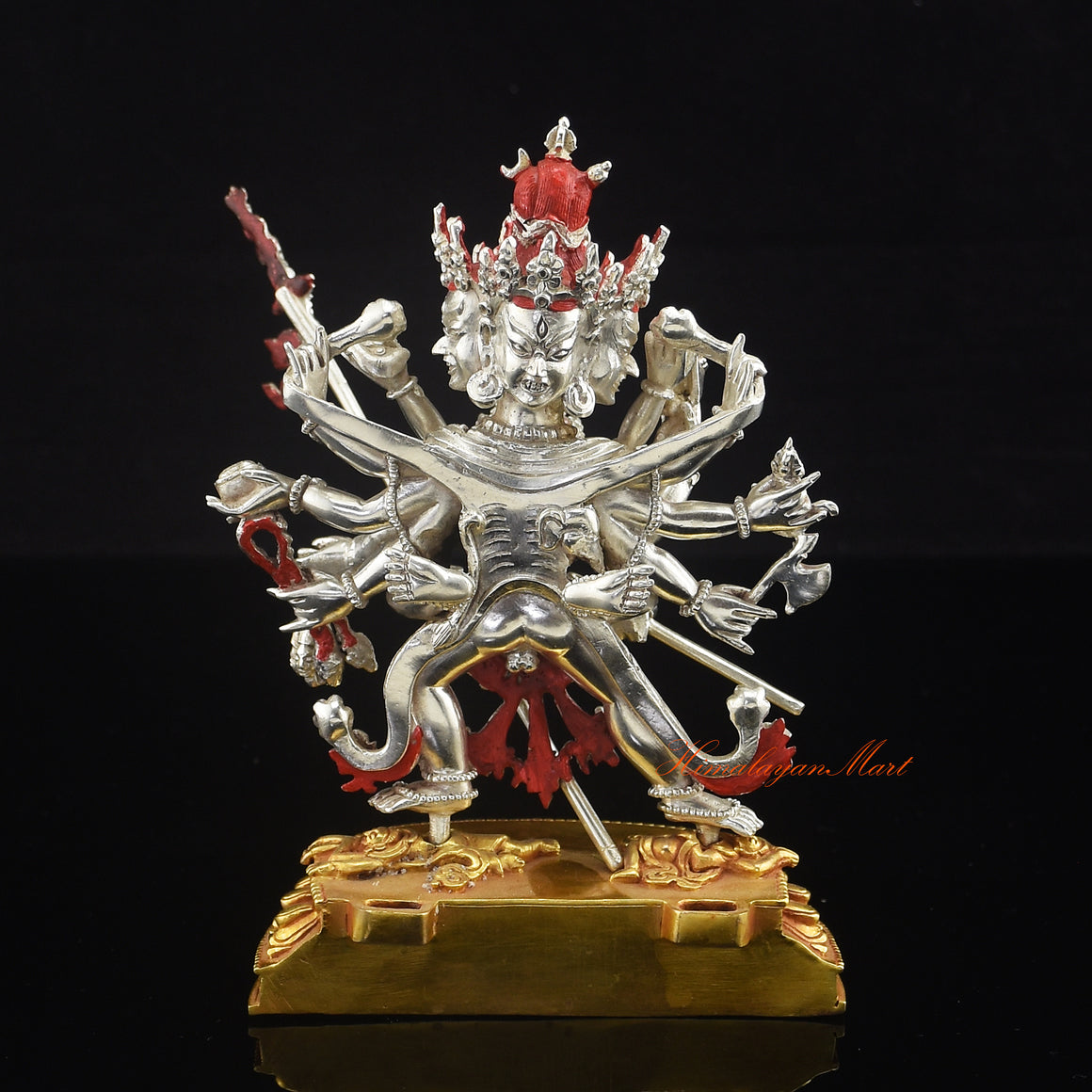 Buddhist Chakrasamvara Heruka Vajravarahi Statue