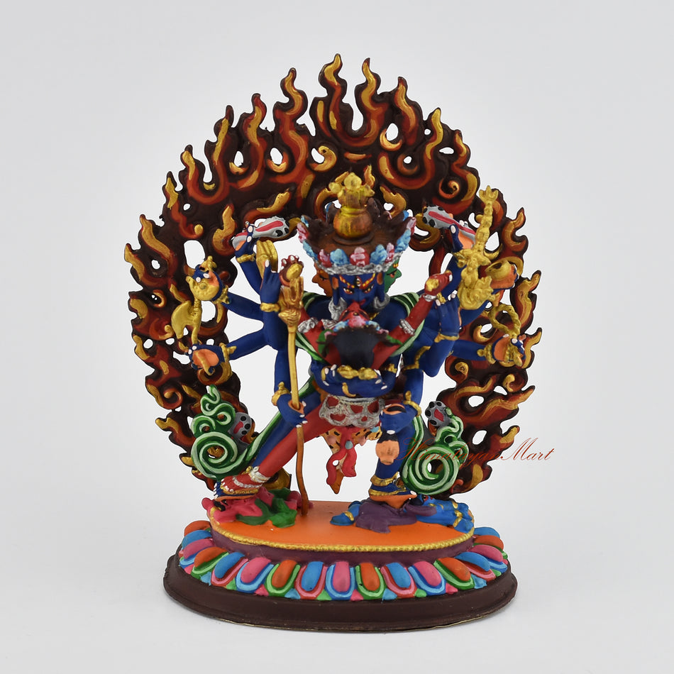 Hand-Painted Kalachakra Vishvamata Statue | The Union of Wisdom and Compassion