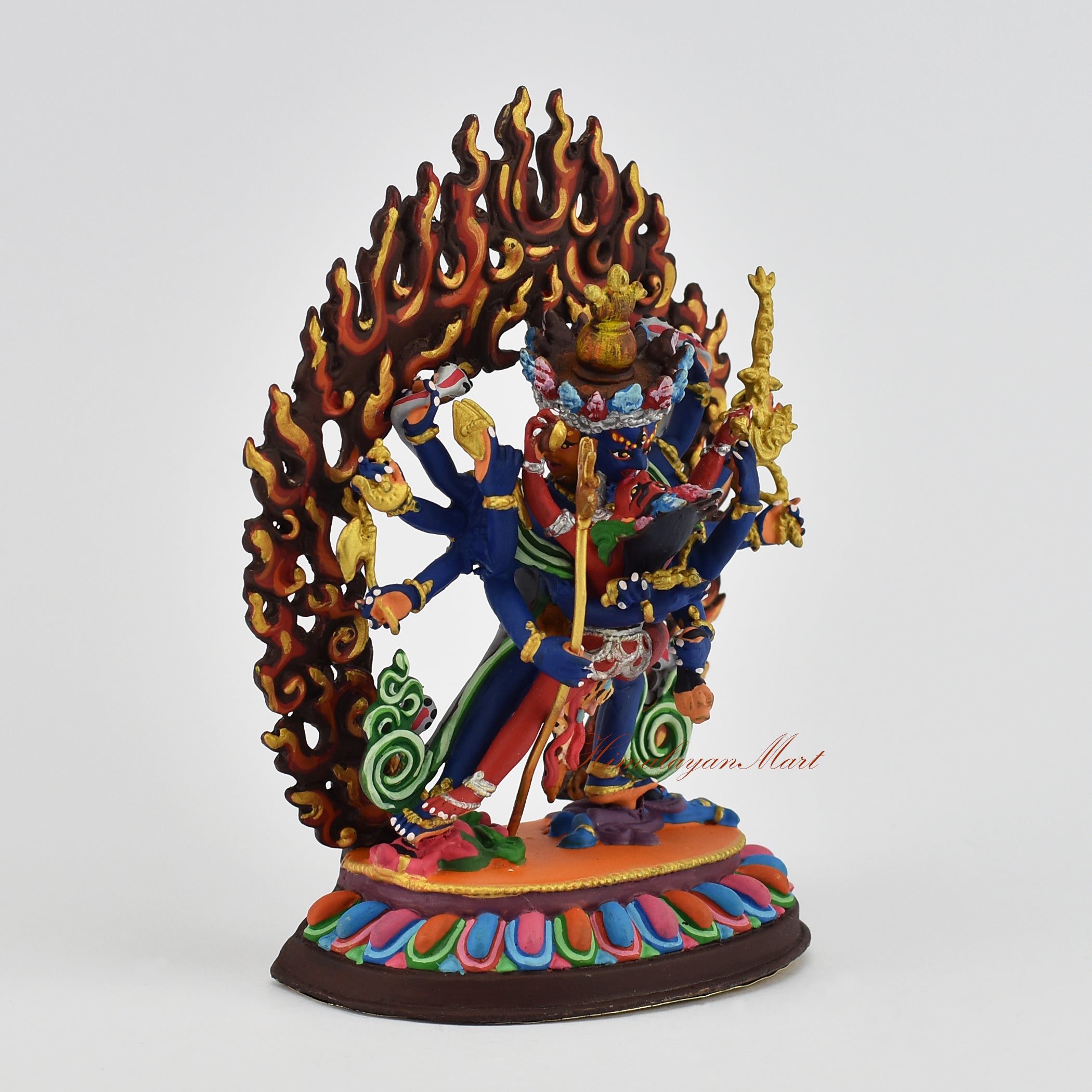 Hand-Painted Kalachakra Vishvamata Statue