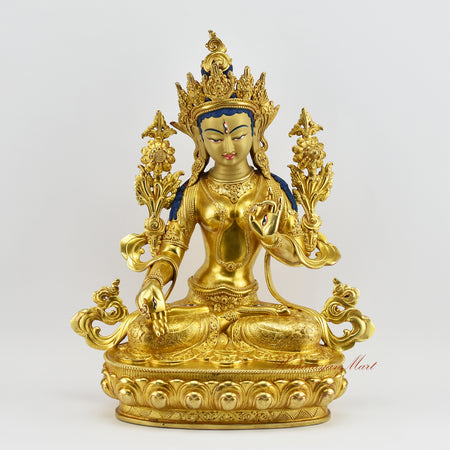 Tibetan White Tara Statue | Dholkar The Divine Mother