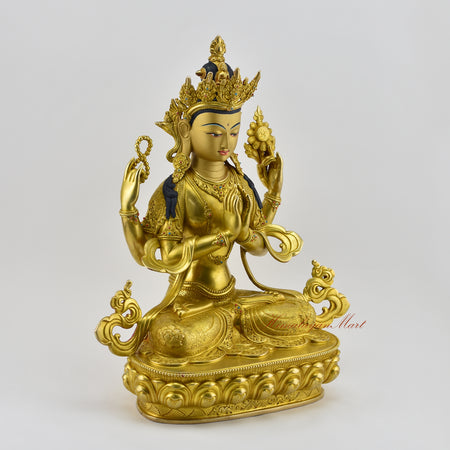 Tibetan Chenrezig Statue 