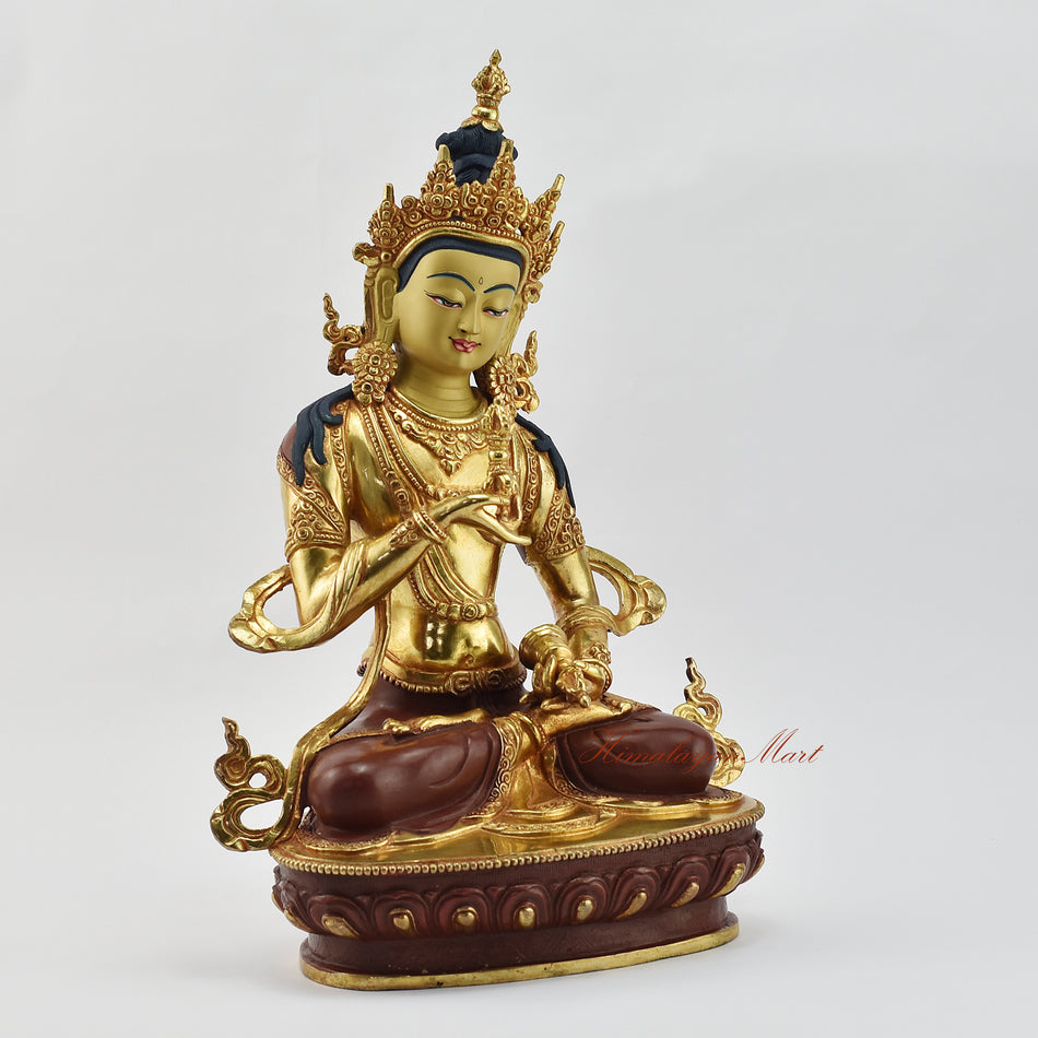 Gold Gilded Vajrasattva Statue