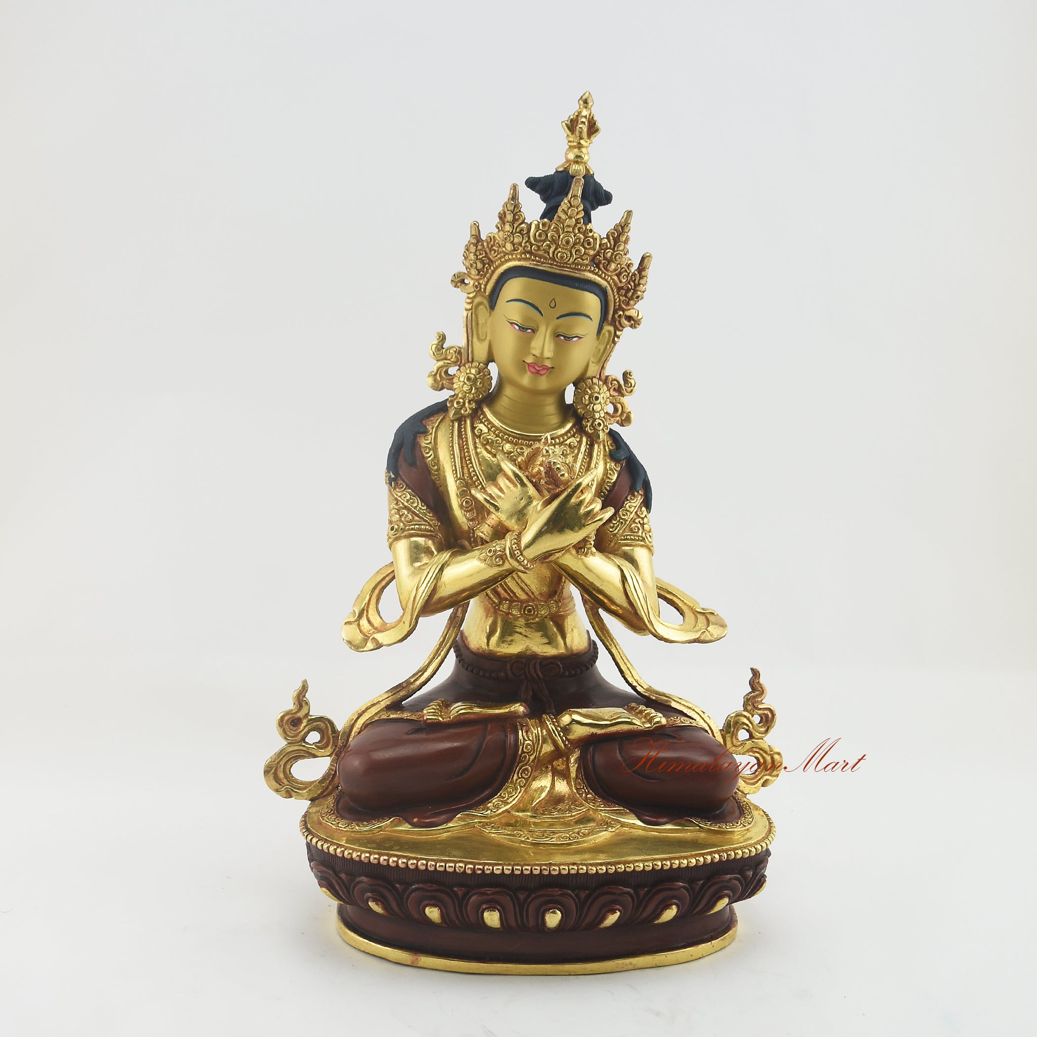 Gold Gilded Vajradhara Statue | The Tantric form of Buddha Shakyamuni