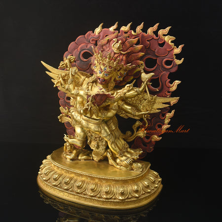 Hand Carved Vajrakilaya Statue