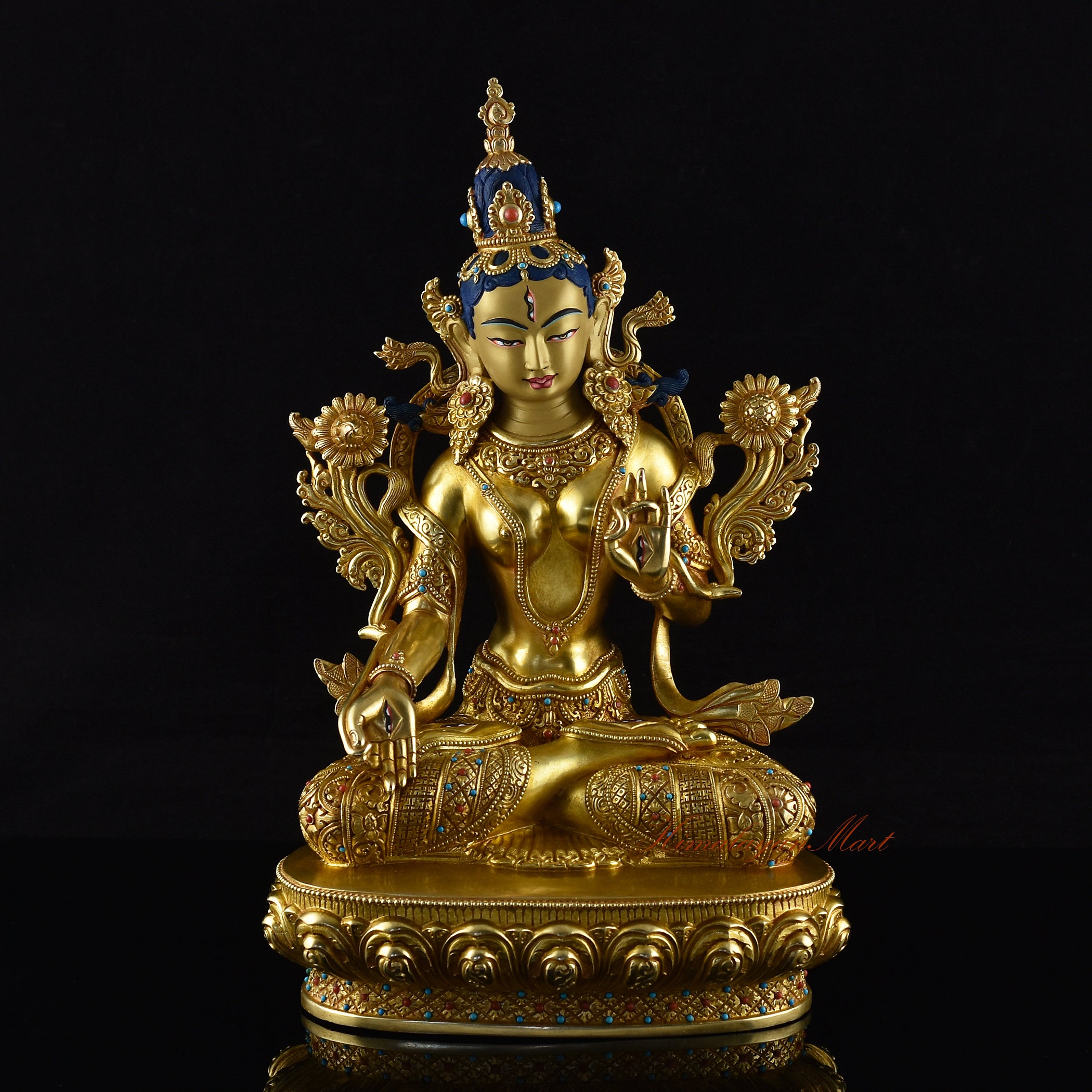 Handmade White Tara Statue | The Divine Mother of Compassion