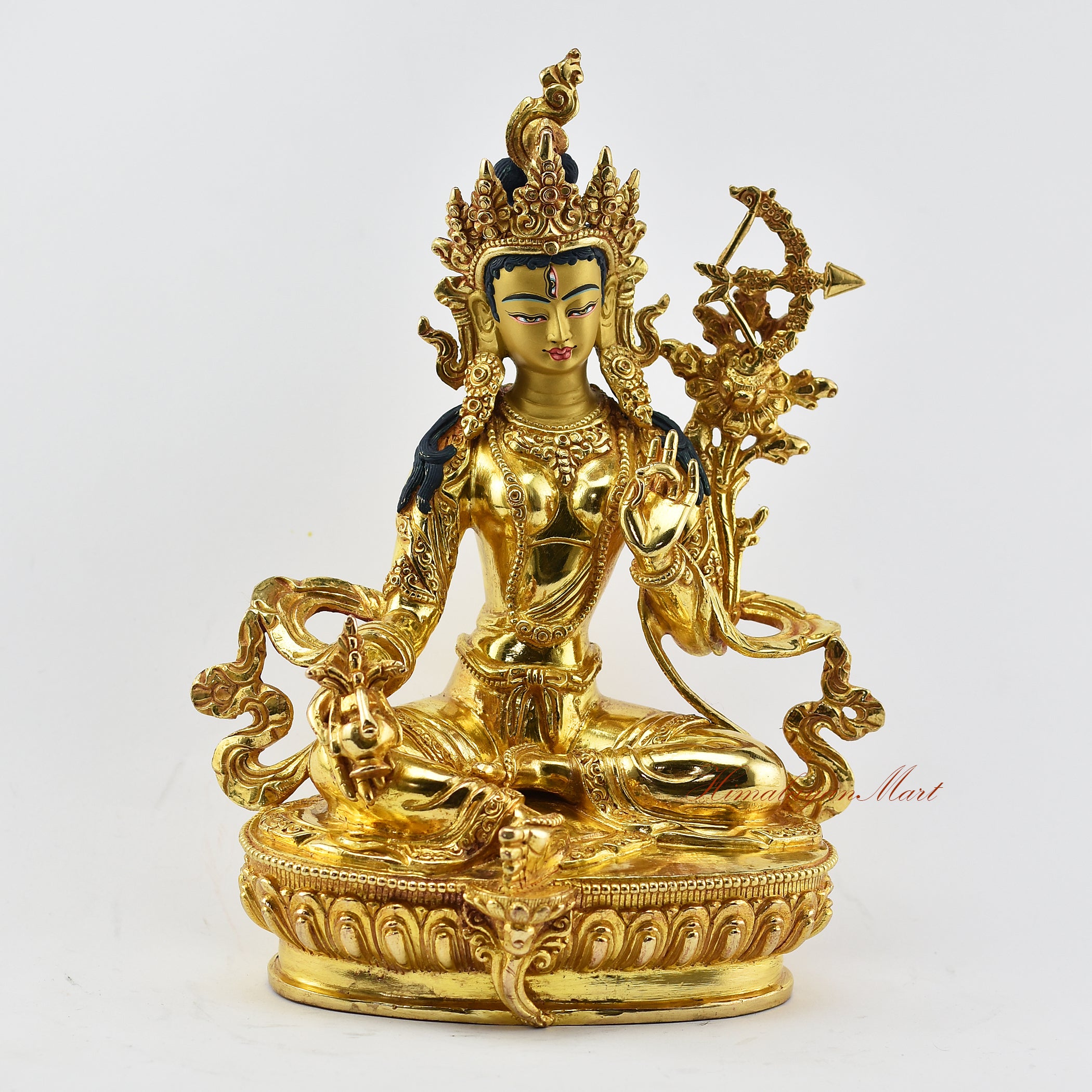 Handcrafted Red Tara Statue | The Enchantress of Attraction