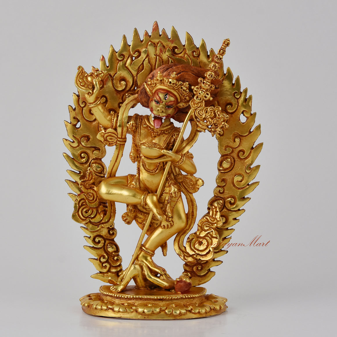 Handcrafted Simhamukha Jogini Statue | Simhamukha Jogini The Retinue of Four Deities