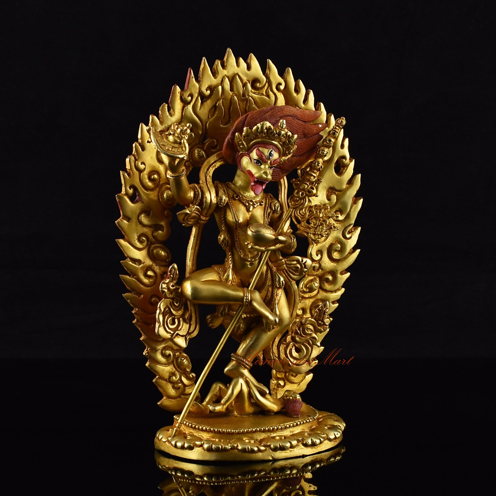 Handcrafted Simhamukha Jogini Statue