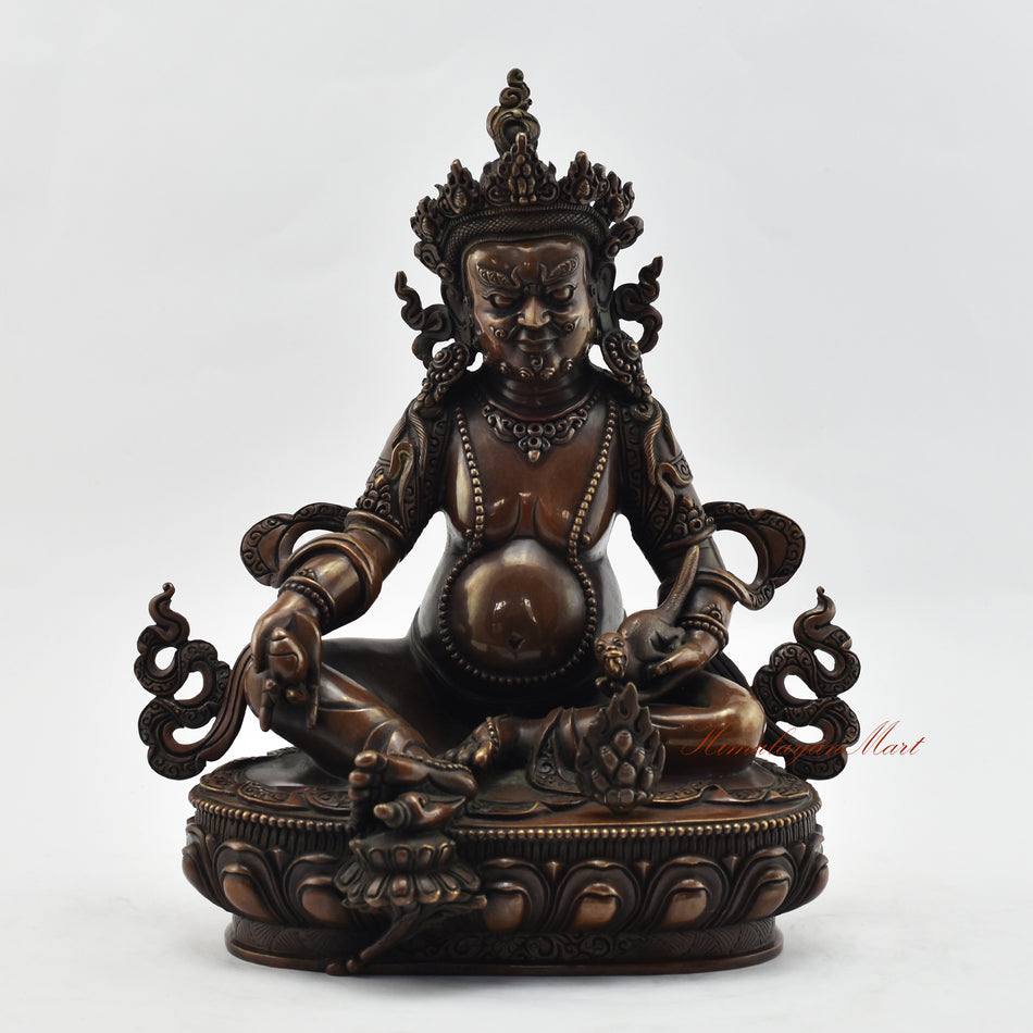 Yellow Dzambhala Statue | The Wealth Deity