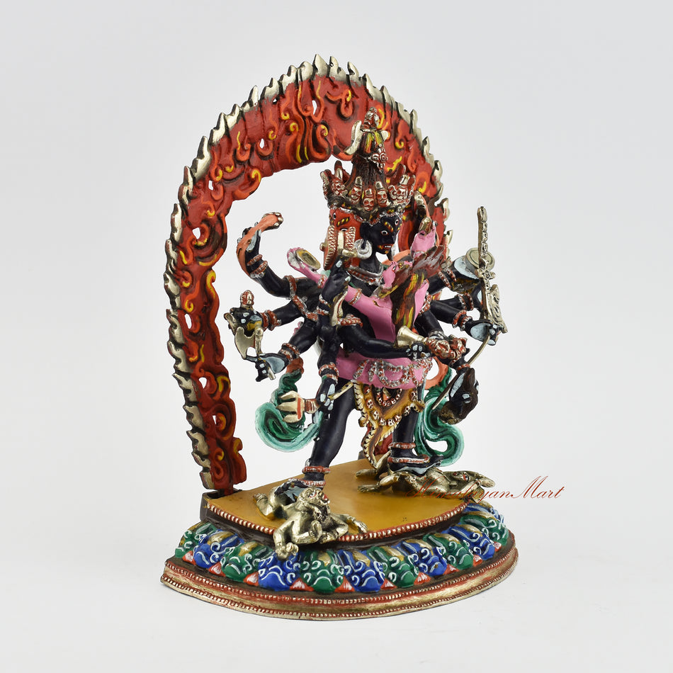 Hand-Painted Chakrasamvara Vajravarahi Statue