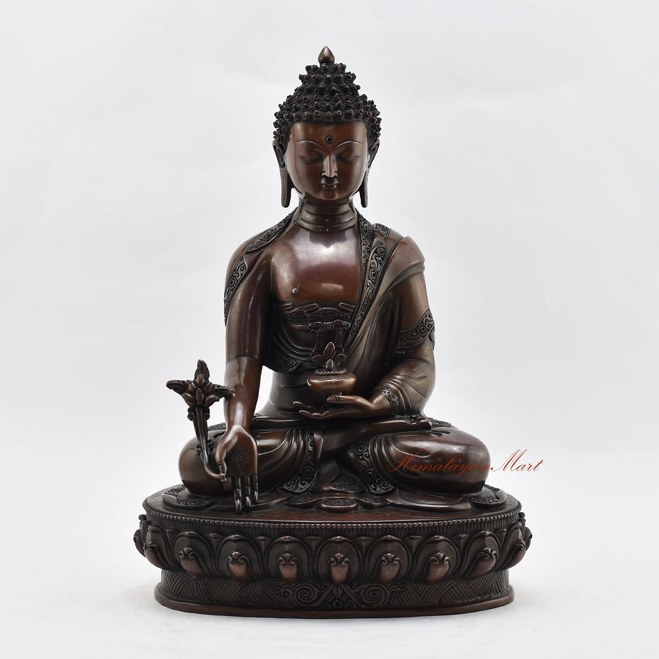 High Quality Oxidized Medicine Buddha Statue