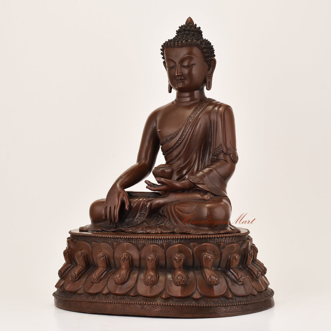 Online Buddha Statue – Left side view of Shakyamuni Buddha sculpture for meditation
