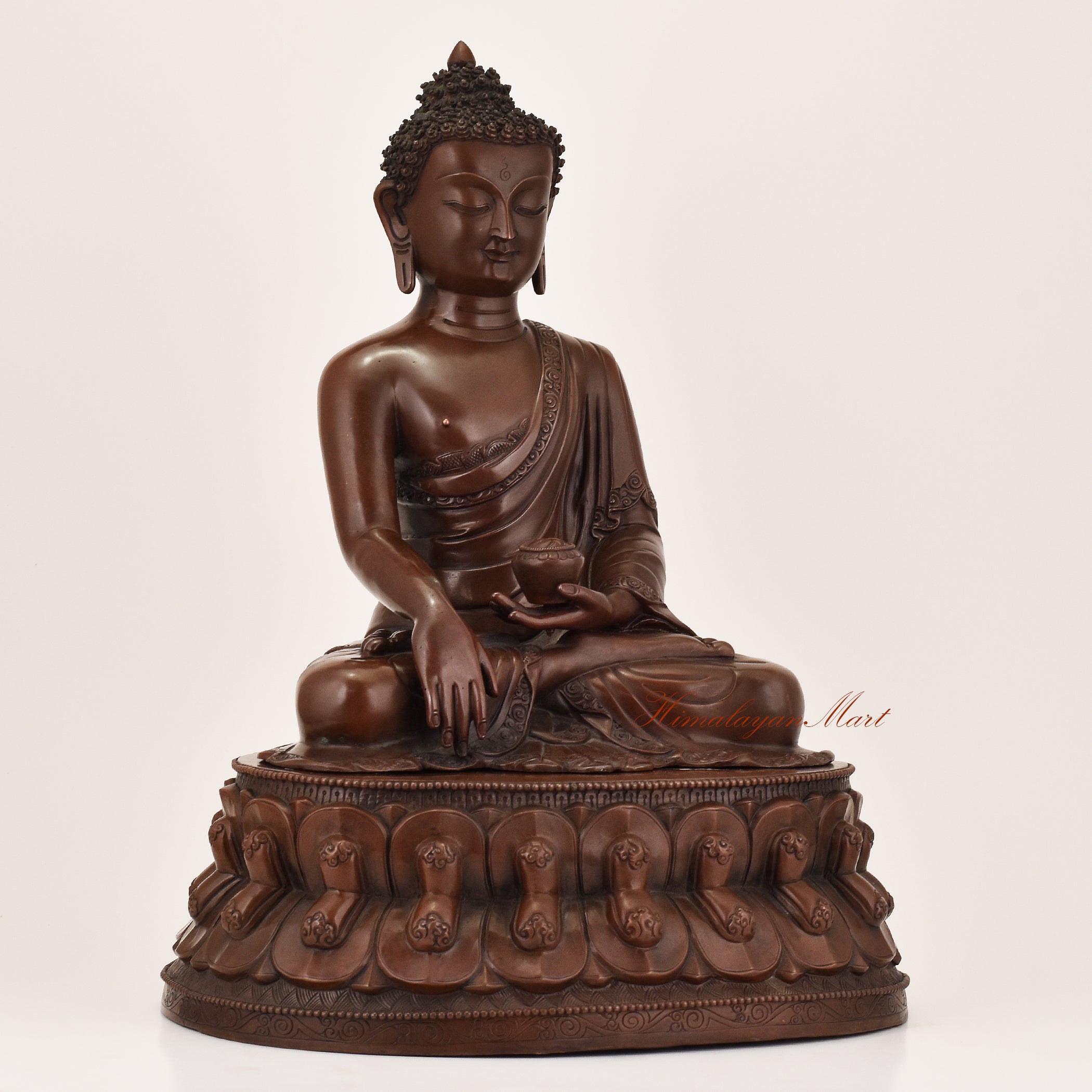 Online Buddha Statue – Right side view of Shakyamuni Buddha, symbol of spiritual awakening