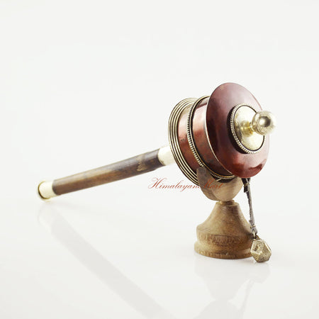 Portable Handheld Prayer Wheel for daily meditation and sacred devotion