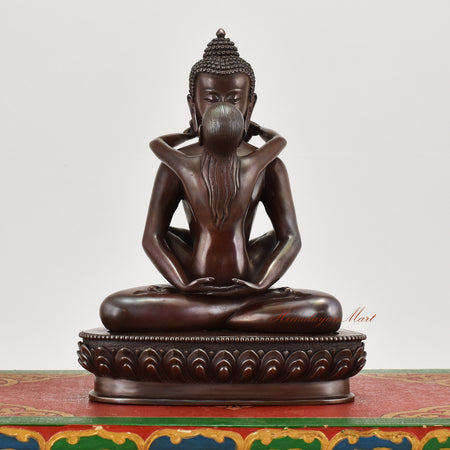 Primordial Samantabhadra Buddha Statue in sacred Yab-Yum pose representing ultimate wisdom, emptiness, and enlightenment in Tibetan Buddhism