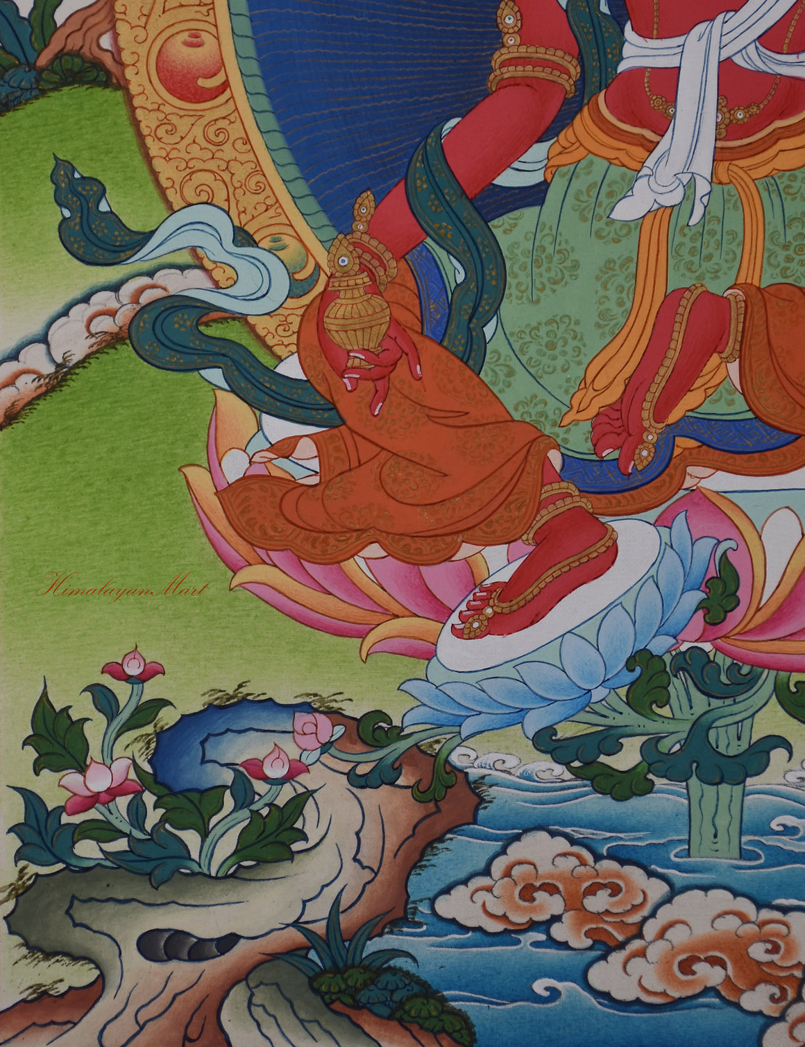 Buddhist Red Tara Thangka Painting