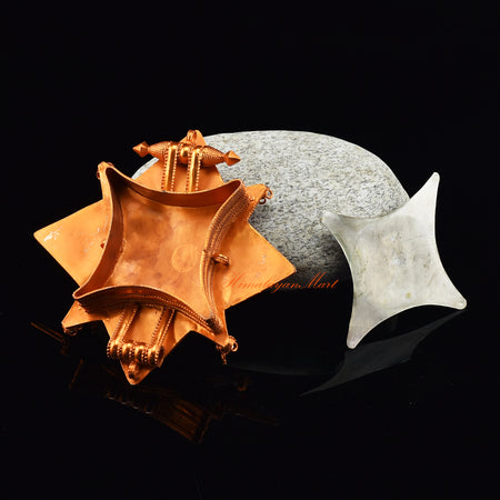 Opened Religious Ghau Pendant revealing inner compartment for mantras, relics, or protective scrolls.