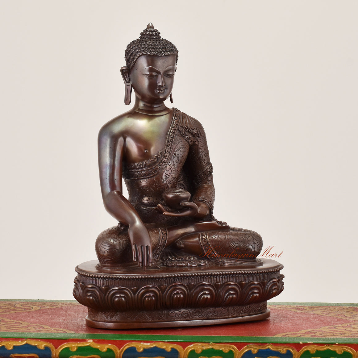 Right-side view of Shakyamuni Buddha Idol sacred statue highlighting serene expression and detailed craftsmanship