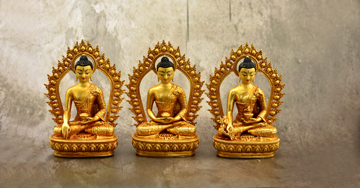 Small Buddha Statue Set