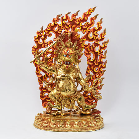 Two-Armed Mahakala Statue 